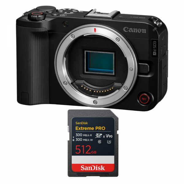 Canon EOS R50 V + 1 SanDisk 512GB Extreme PRO UHS-II SDXC-1