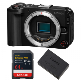 Canon EOS R50 V + 1 SanDisk 64GB Extreme PRO UHS-II SDXC + Canon LP-E17-1