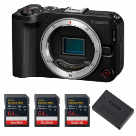 Canon EOS R50 V + 3 SanDisk 64GB Extreme PRO UHS-II SDXC + Canon LP-E17-1