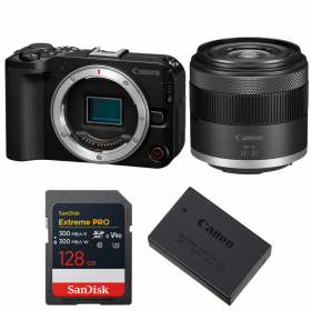 Canon EOS R50 V + RF-S 14-30mm f/4.5-6.3 IS STM PZ + 1 SanDisk 128GB Extreme PRO UHS-II SDXC + Canon LP-E17-1