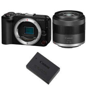 Canon EOS R50 V + RF-S 14-30mm f/4.5-6.3 IS STM PZ + Canon LP-E17-1