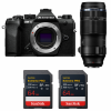 OM SYSTEM OM-5 Mark II Black + 100-400mm F5.0-6.3 IS II + 2 SanDisk 64GB Extreme PRO UHS-II SDXC-1
