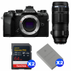OM SYSTEM OM-5 Mark II Negro + 100-400mm F5.0-6.3 IS II + 2 SanDisk 64GB Extreme PRO UHS-II SDXC + 2 OM System BLS-50-1