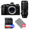OM SYSTEM OM-5 Mark II Black + 100-400mm F5.0-6.3 IS II + 2 SanDisk 512GB Extreme PRO UHS-II SDXC + 3 OM System BLS-50-1