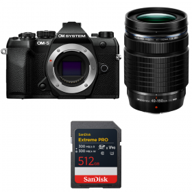 OM SYSTEM OM-5 Mark II Negro + 40-150mm f/4 PRO + 1 SanDisk 512GB Extreme PRO UHS-II SDXC-1