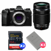 OM SYSTEM OM-5 Mark II Negro + 40-150mm f/4 PRO + 2 SanDisk 64GB Extreme PRO UHS-II SDXC + 3 OM System BLS-50-1
