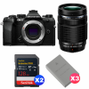 OM SYSTEM OM-5 Mark II Negro + 40-150mm f/4 PRO + 2 SanDisk 128GB Extreme PRO UHS-II SDXC + 3 OM System BLS-50-1