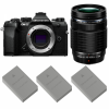 OM SYSTEM OM-5 Mark II Noir + 40-150mm f/4 PRO + 3 OM System BLS-50-1