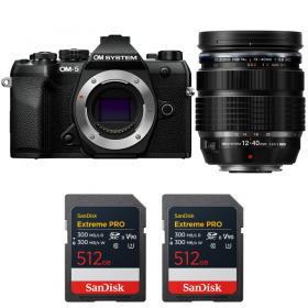 OM SYSTEM OM-5 Mark II Noir + 12-40mm f/2.8 PRO II + 2 SanDisk 512GB Extreme PRO UHS-II SDXC-1