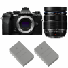 OM SYSTEM OM-5 Mark II Noir + 12-40mm f/2.8 PRO II + 2 OM System BLS-50-1