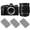 OM SYSTEM OM-5 Mark II Noir + 12-40mm f/2.8 PRO II + 3 OM System BLS-50-1
