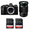 OM SYSTEM OM-5 Mark II Noir + 12-100mm f/4 IS PRO + 2 SanDisk 64GB Extreme PRO UHS-II SDXC-1