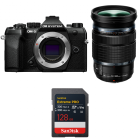 OM SYSTEM OM-5 Mark II Noir + 12-100mm f/4 IS PRO + 1 SanDisk 128GB Extreme PRO UHS-II SDXC-1