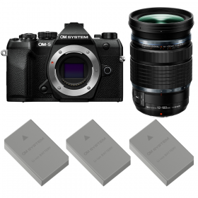 OM SYSTEM OM-5 Mark II Black + 12-100mm f/4 IS PRO + 3 OM System BLS-50-1