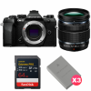 OM SYSTEM OM-5 Mark II Negro + 12-45mm f/4 PRO + 1 SanDisk 64GB Extreme PRO UHS-II SDXC + 3 OM System BLS-50-1