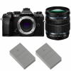 OM SYSTEM OM-5 Mark II Noir + 12-45mm f/4 PRO + 2 OM System BLS-50-1