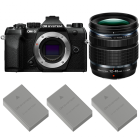 OM SYSTEM OM-5 Mark II Negro + 12-45mm f/4 PRO + 3 OM System BLS-50-1