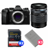 OM SYSTEM OM-5 Mark II Negro + 14-150mm f/4-5.6 II + 2 SanDisk 128GB Extreme PRO UHS-II SDXC + 3 OM System BLS-50-1