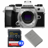 OM SYSTEM OM-5 Mark II Plata + 2 SanDisk 64GB Extreme PRO UHS-II SDXC + OM System BLS-50-1