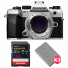 OM SYSTEM OM-5 Mark II Silver + 1 SanDisk 128GB Extreme PRO UHS-II SDXC + 3 OM System BLS-50-1