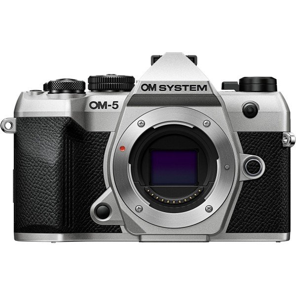 OM SYSTEM OM-5 Mark II Plata + 3 SanDisk 256GB Extreme PRO UHS-II SDXC + 3 OM System BLS-50-2