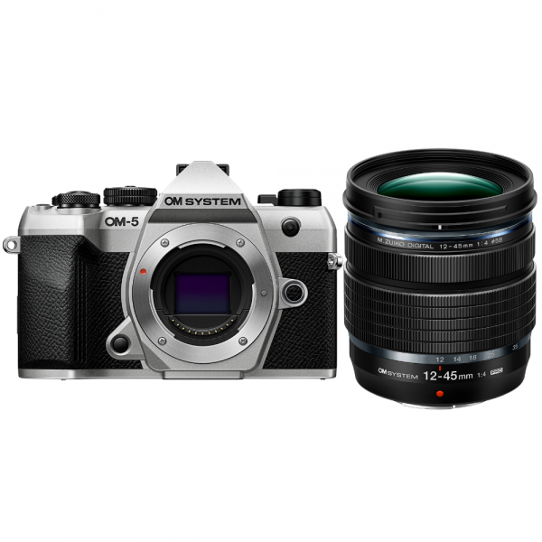OM SYSTEM OM-5 Mark II Plata + 12-45mm f/4 PRO-1