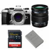 OM SYSTEM OM-5 Mark II Plata + 12-45mm f/4 PRO + 1 SanDisk 64GB Extreme PRO UHS-II SDXC + OM System BLS-50-1