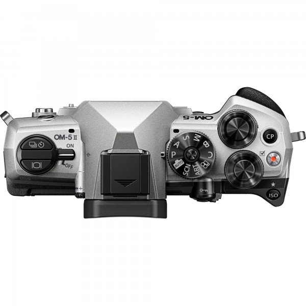 OM SYSTEM OM-5 Mark II Silver + 12-45mm f/4 PRO + 3 SanDisk 128GB Extreme PRO UHS-II SDXC + OM System BLS-50-4