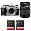 OM SYSTEM OM-5 Mark II Plata + 14-150mm f/4-5.6 II + 2 SanDisk 64GB Extreme PRO UHS-II SDXC-1
