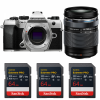 OM SYSTEM OM-5 Mark II Plata + 14-150mm f/4-5.6 II + 3 SanDisk 64GB Extreme PRO UHS-II SDXC-1