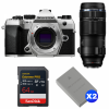 OM SYSTEM OM-5 Mark II Plata + 100-400mm F5.0-6.3 IS II + 1 SanDisk 64GB Extreme PRO UHS-II SDXC + 2 OM System BLS-50-1