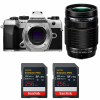 OM SYSTEM OM-5 Mark II Plata + 40-150mm f/4 PRO + 2 SanDisk 256GB Extreme PRO UHS-II SDXC-1