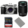 OM SYSTEM OM-5 Mark II Silver + 40-150mm f/4 PRO + 1 SanDisk 64GB Extreme PRO UHS-II SDXC + OM System BLS-50-1