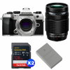 OM SYSTEM OM-5 Mark II Plata + 40-150mm f/4 PRO + 2 SanDisk 128GB Extreme PRO UHS-II SDXC + OM System BLS-50-1