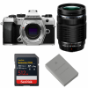 OM SYSTEM OM-5 Mark II Silver + 40-150mm f/4 PRO + 1 SanDisk 512GB Extreme PRO UHS-II SDXC + OM System BLS-50-1