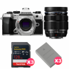 OM SYSTEM OM-5 Mark II Plata + 12-40mm f/2.8 PRO II + 3 SanDisk 128GB Extreme PRO UHS-II SDXC + 3 OM System BLS-50-1