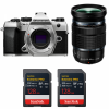 OM SYSTEM OM-5 Mark II Plata + 12-100mm f/4 IS PRO + 2 SanDisk 128GB Extreme PRO UHS-II SDXC-1