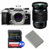 OM SYSTEM OM-5 Mark II Silver + 12-100mm f/4 IS PRO + 2 SanDisk 64GB Extreme PRO UHS-II SDXC + OM System BLS-50-1