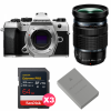 OM SYSTEM OM-5 Mark II Silver + 12-100mm f/4 IS PRO + 3 SanDisk 64GB Extreme PRO UHS-II SDXC + OM System BLS-50-1