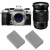 OM SYSTEM OM-5 Mark II Plata + 12-100mm f/4 IS PRO + 2 OM System BLS-50-1