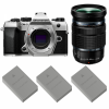 OM SYSTEM OM-5 Mark II Plata + 12-100mm f/4 IS PRO + 3 OM System BLS-50-1