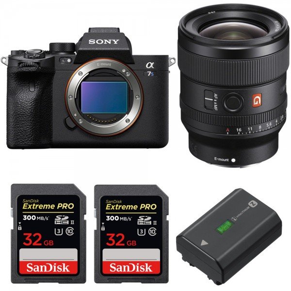 Sony A7S III + FE 24mm f/1.4 GM + 2 SanDisk 32GB Extreme PRO UHS-II SDXC 300 MB/s + 1 Sony NP-FZ100 - Camara mirrorless-1