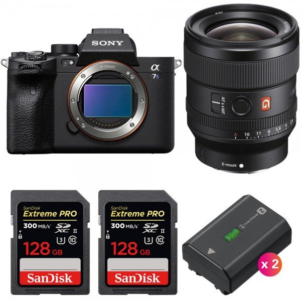 Sony A7S III + FE 24mm f/1.4 GM + 2 SanDisk 128GB Extreme PRO UHS-II SDXC 300 MB/s + 2 Sony NP-FZ100 - Camara mirrorless-1