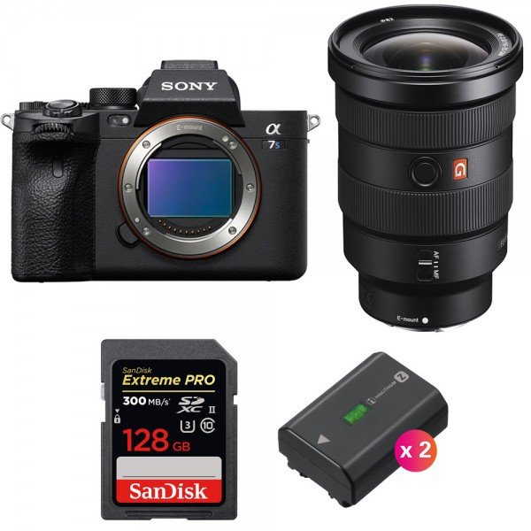 Sony A7S III + FE 16-35mm F2.8 GM + SanDisk 128GB Extreme PRO UHS-II SDXC 300 MB/s + 2 Sony NP-FZ100-1