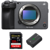 Sony FX3 Cinema camera + SanDisk 128GB Extreme PRO UHS-II SDXC 300 MB/s + Sony NP-FZ100-1