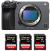 Sony FX3 Cinema camara + 3 SanDisk 32GB Extreme PRO UHS-II SDXC 300 MB/s - Camara de cine-1