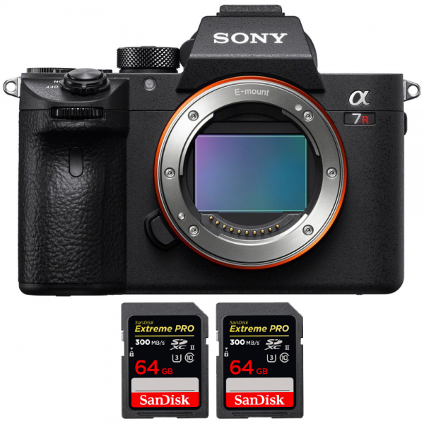 Sony Alpha 7R IVA Body + 2 SanDisk 64GB Extreme PRO UHS-II SDXC 300 MB/s - Mirrorless camera-1