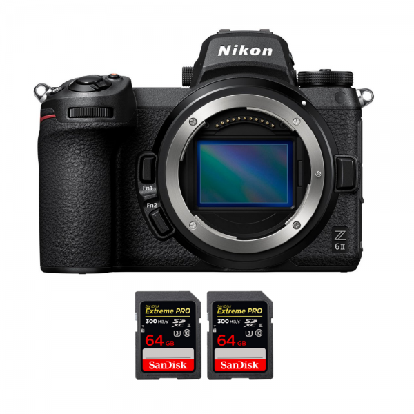 Nikon Z6 II Nu + 2 SanDisk 64GB Extreme PRO UHS-II SDXC 300 MB/s-1
