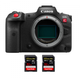 Canon EOS R5 C Body + 2 SanDisk 32GB Extreme PRO UHS-II SDXC 300 MB/s-1