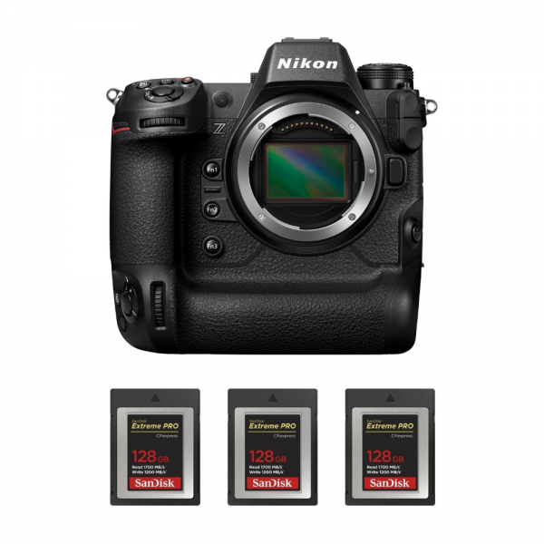 Nikon Z9 Body + 3 SanDisk 128GB Extreme PRO CFexpress Type B-1